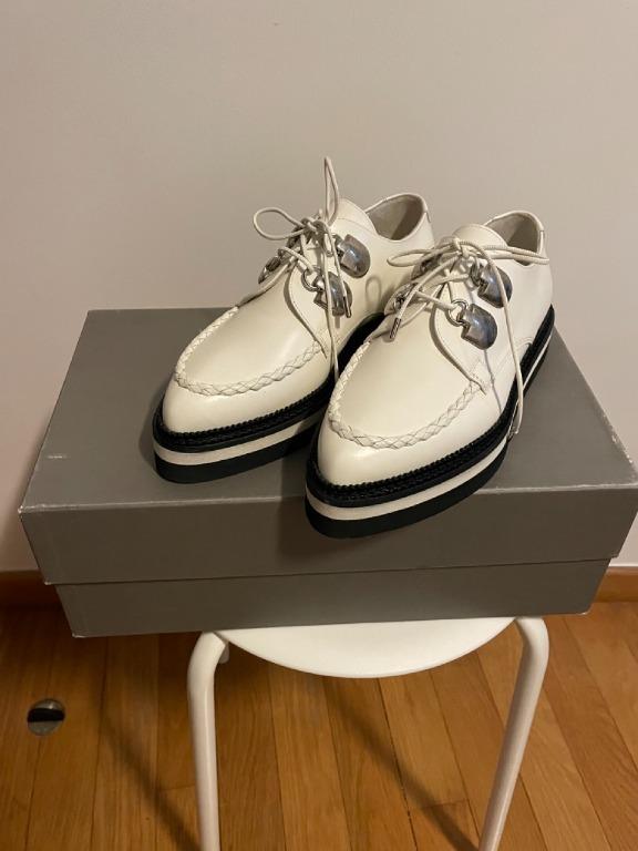 BNIB Alexander McQueen Two-Tone Cobbler Leather Lace-Up  display picture 3
