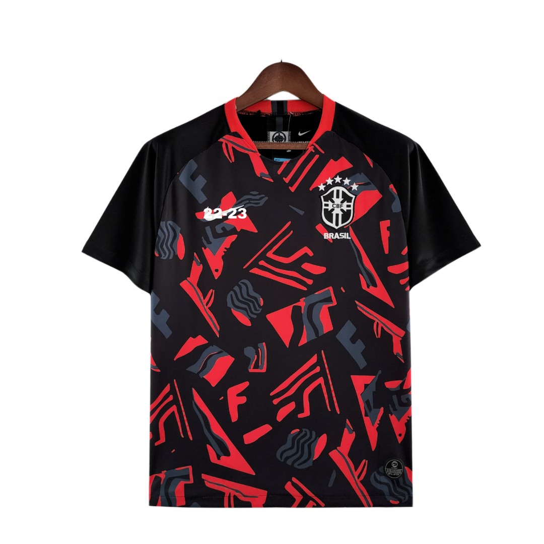 Brazil Training Black red Jersey 2022 Football Jersey Soccer Jersey t-shirt,  Men's Fashion, Tops & Sets, Tshirts & Polo Shirts on Carousell