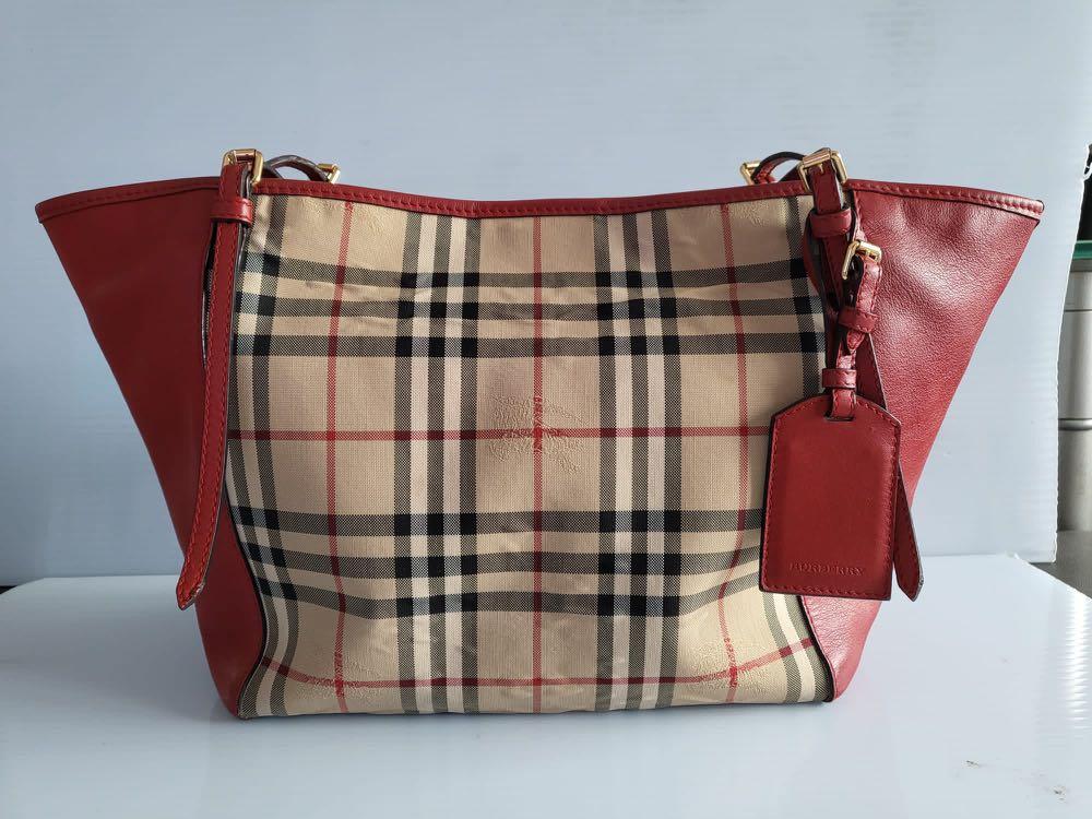 Horseferry check small canterbury tote clearance