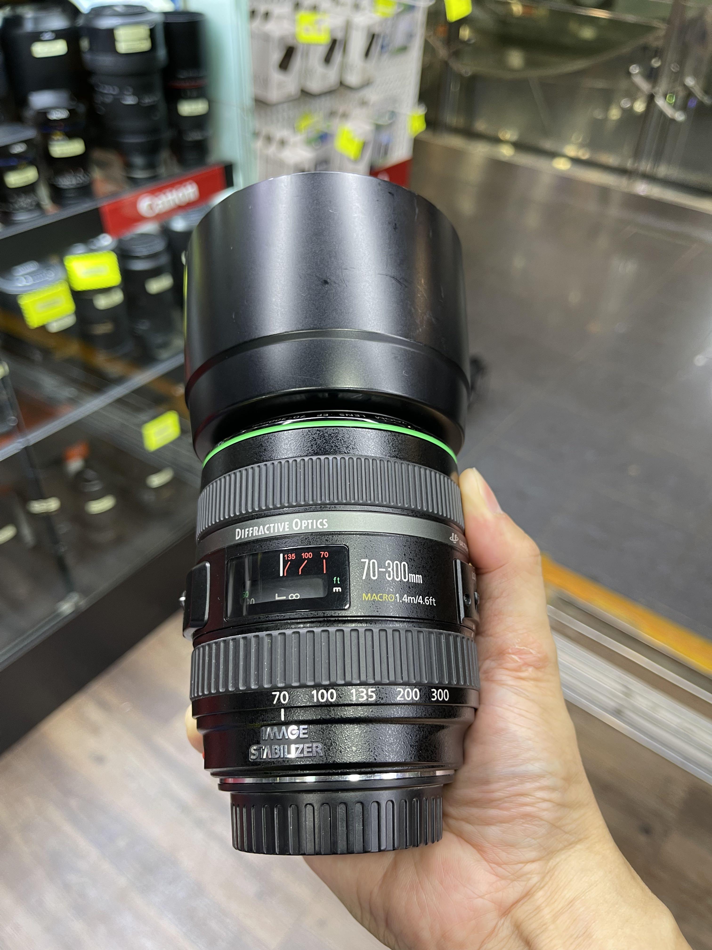 CANON EF 70-300mm DO IS USM 頂級綠圈鏡罕有新淨, 攝影器材, 鏡頭及 