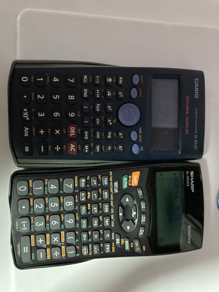 Casio and Sharp Scientific Calculators, Computers & Tech, Office