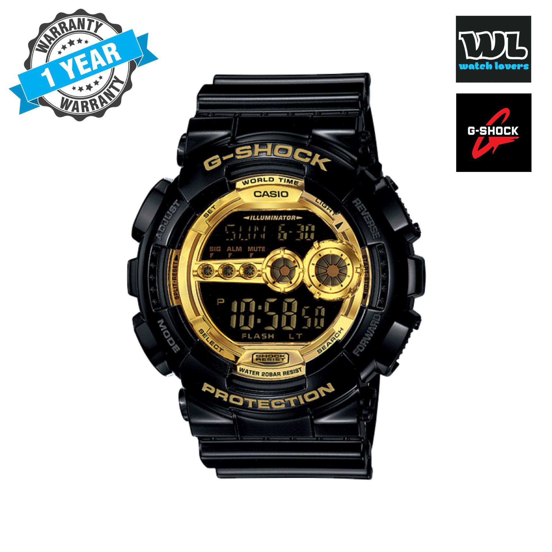 G shock gd 100 black gold hotsell