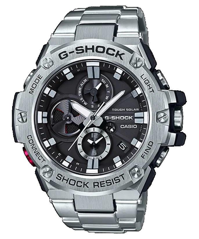 Casio G-SHOCK G-Steel gsteel GST-B100D-1A 全金屬藍牙電波腕錶[香港