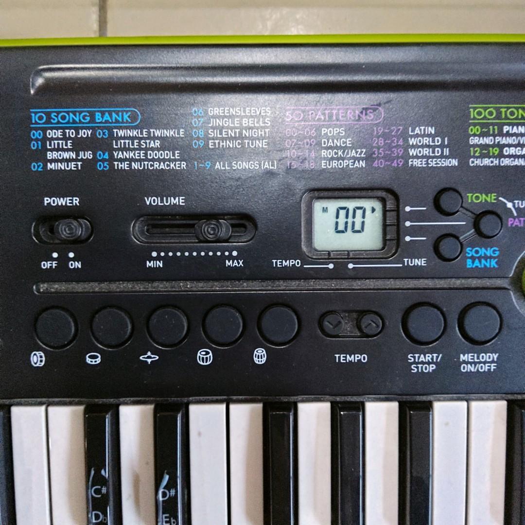 CASIO SA-46 32-Key Electronic Keyboard | Piano (6 AA ...