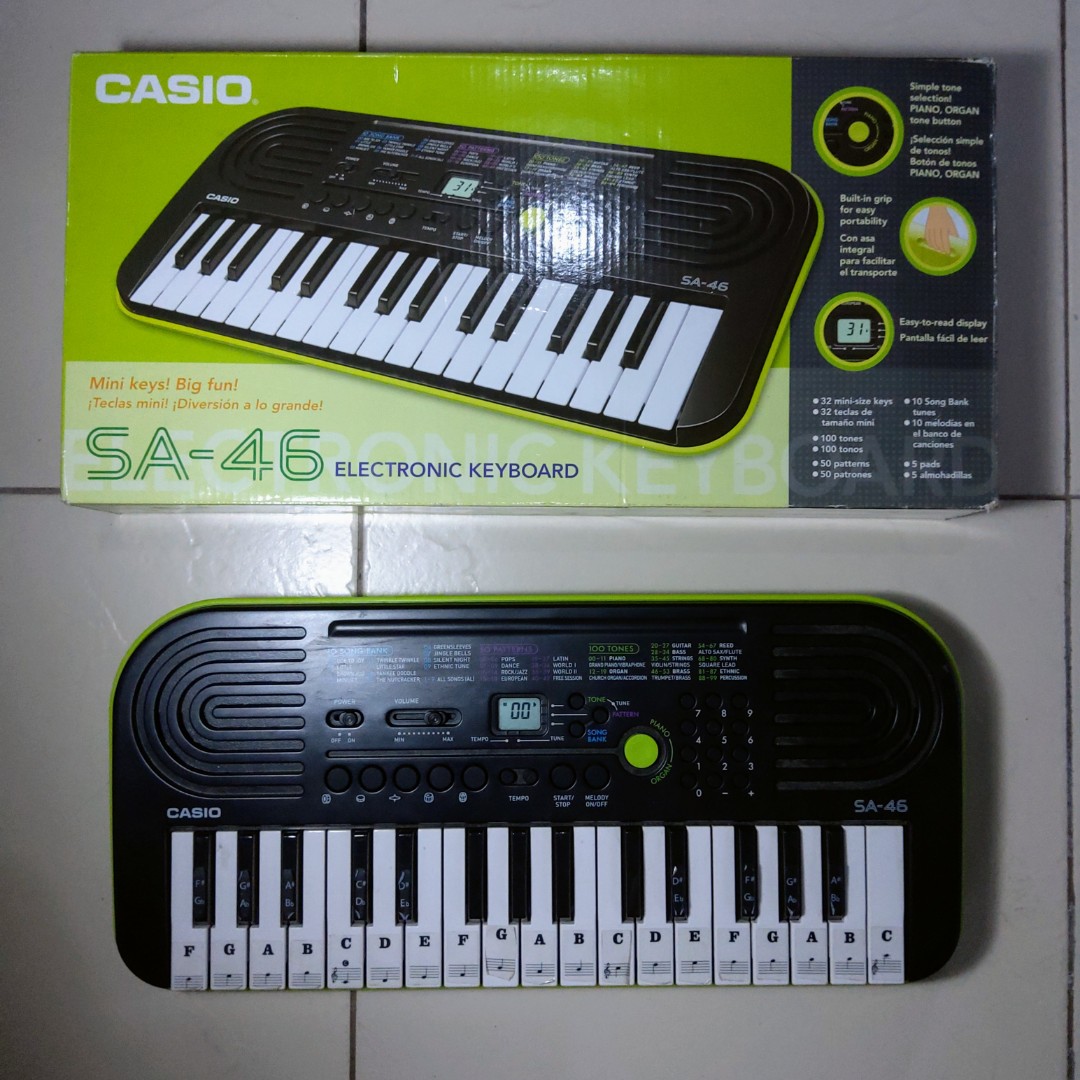 Casio piano discount sa 46