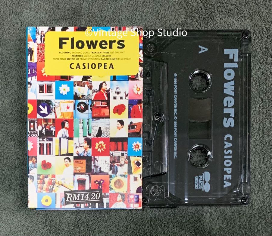 (Cassette) Flowers Casiopea PreOwned Cassette, Hobbies & Toys, Music