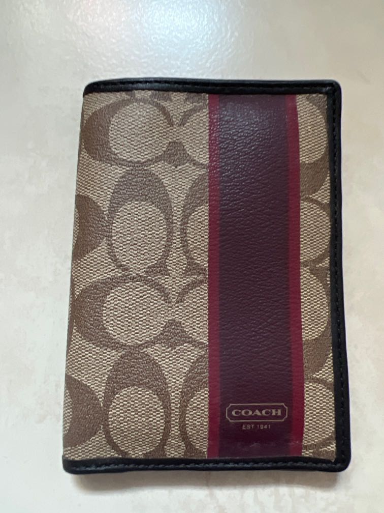 Coach Passport Holder, Men's Fashion, Watches & Accessories, Wallets