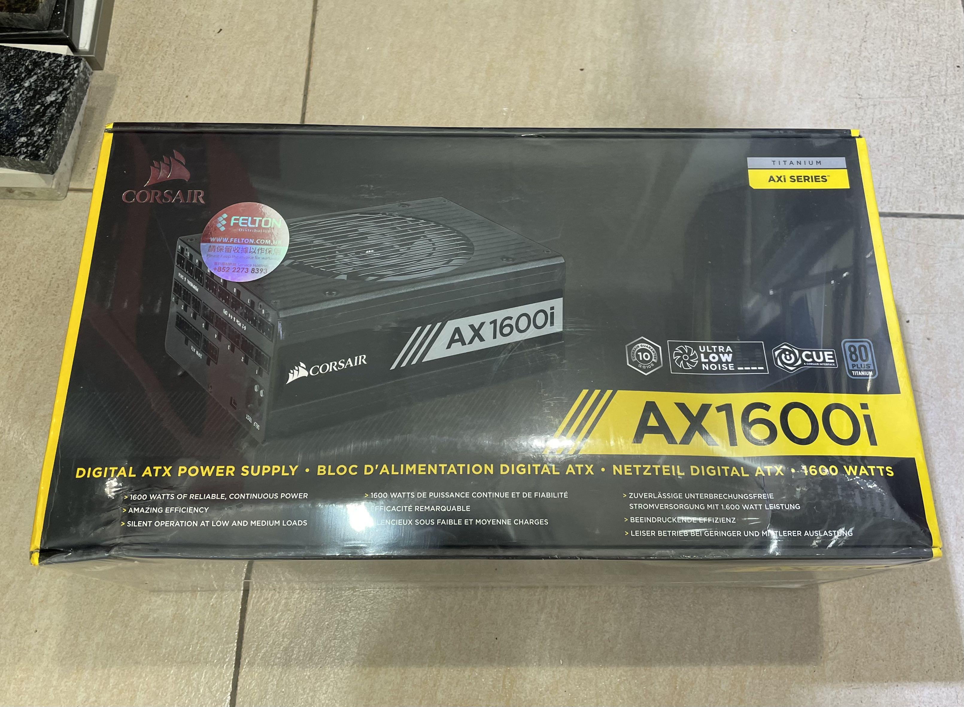 割引卸し売り 新品 Corsair 1600W 電源ユニット AX1600i www