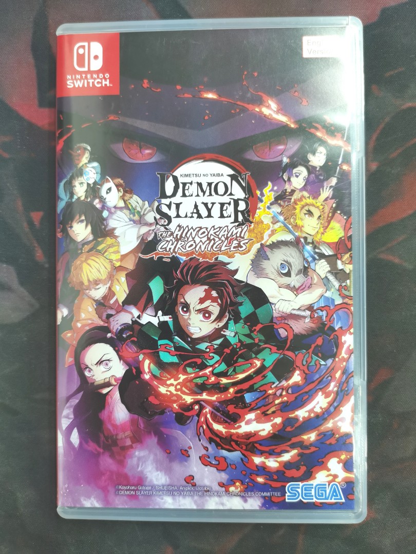 Demon Slayer Hinokami Chronicles for Nintendo Switch, Video Gaming