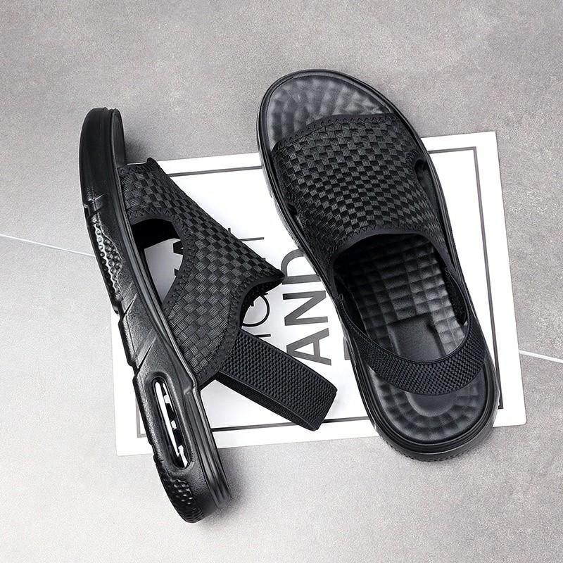 Louis Vuitton ブラック EU 38-44 men luxury flip flop sandals soft comfortable anti slip