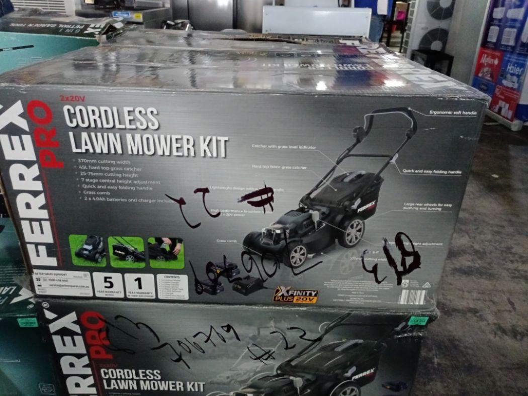 Ferrex cordless top lawn mower