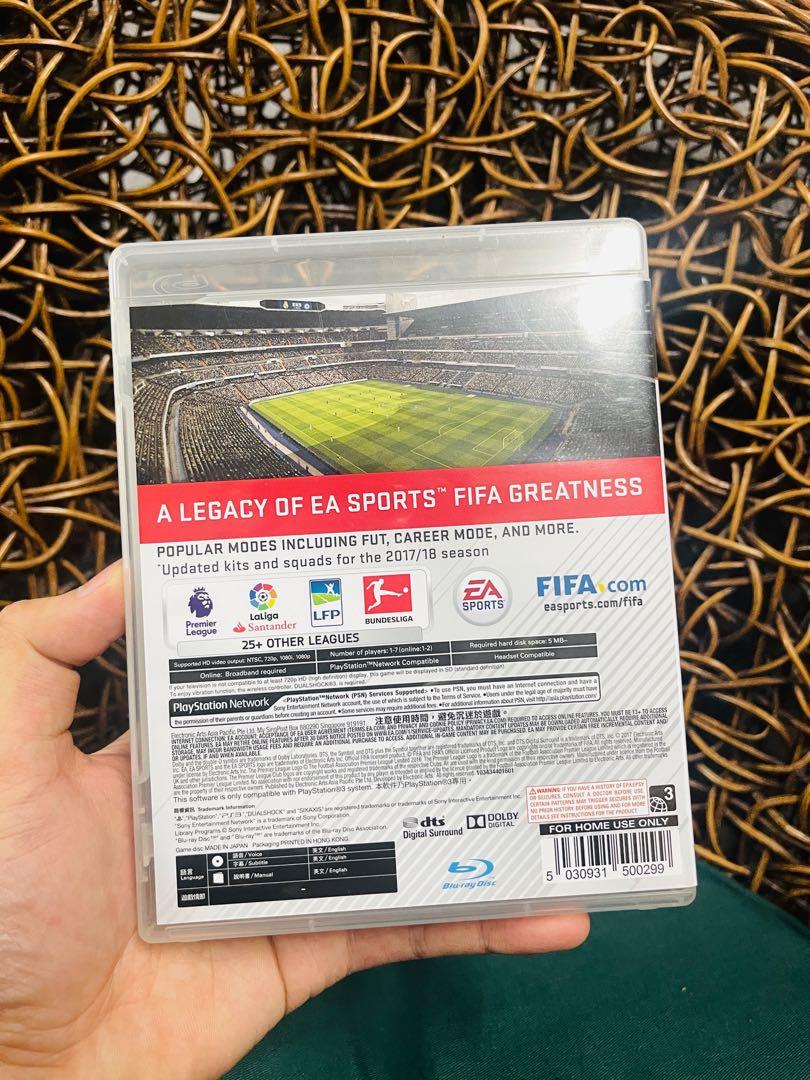 Fifa 18 shop ps3 playstation store