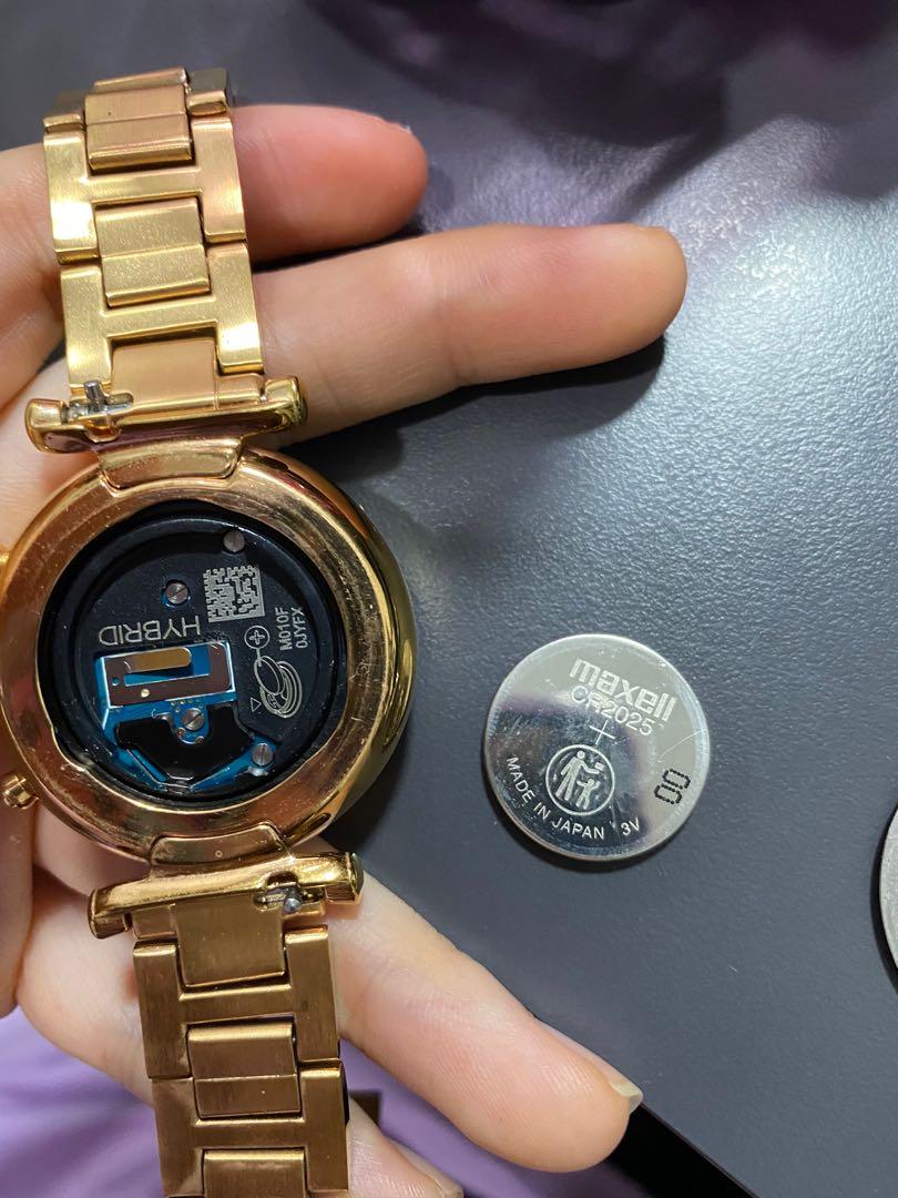 Fossil Women s Hybrid Connected Smartwatch with Stainless Steel Strap FTW5040
