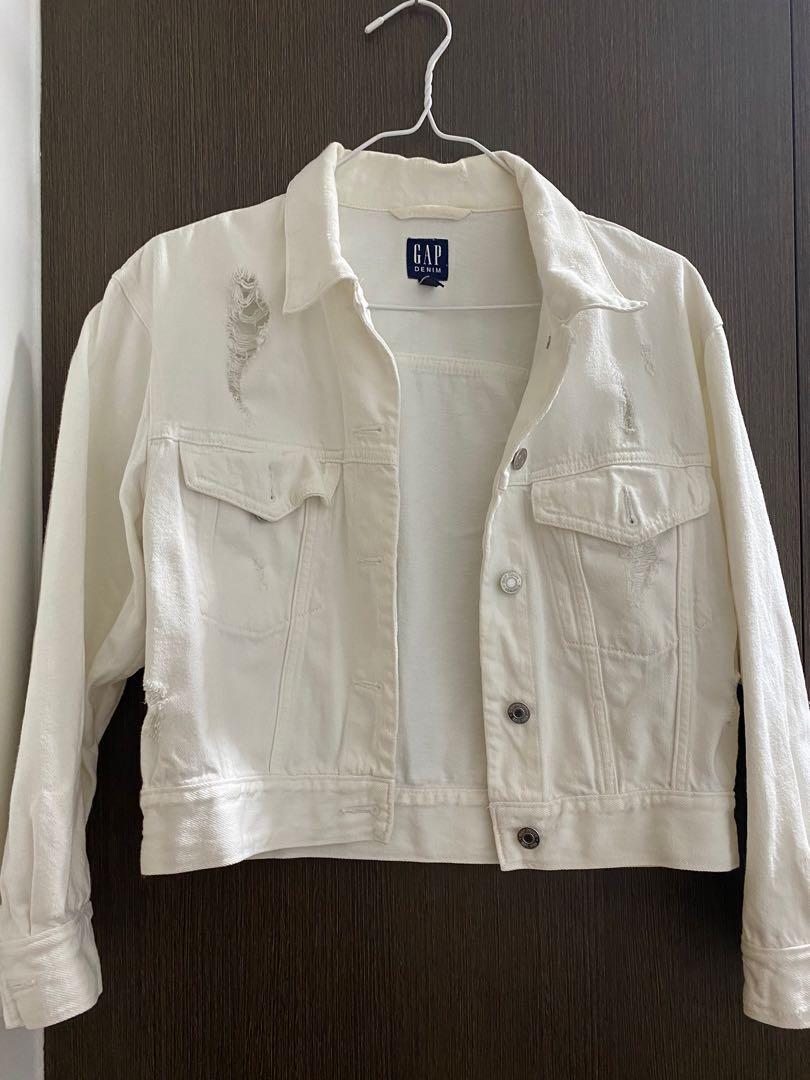 GAP White DENIM Jacket