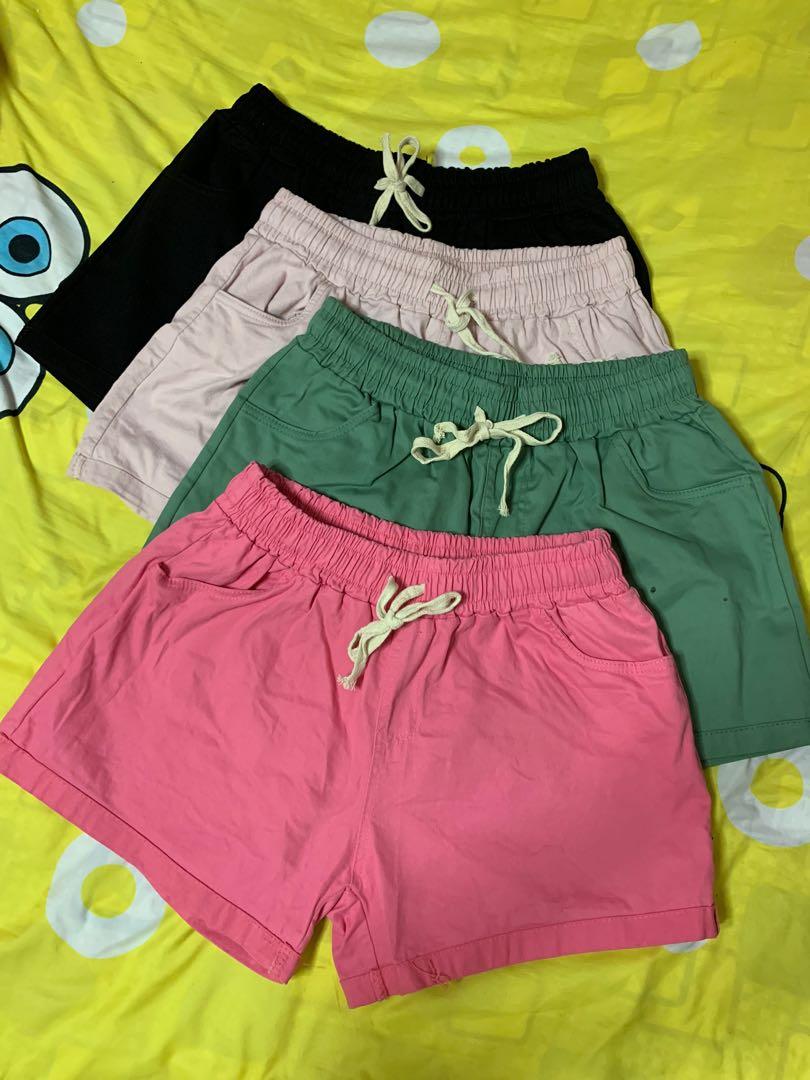 Garterized shorts sale
