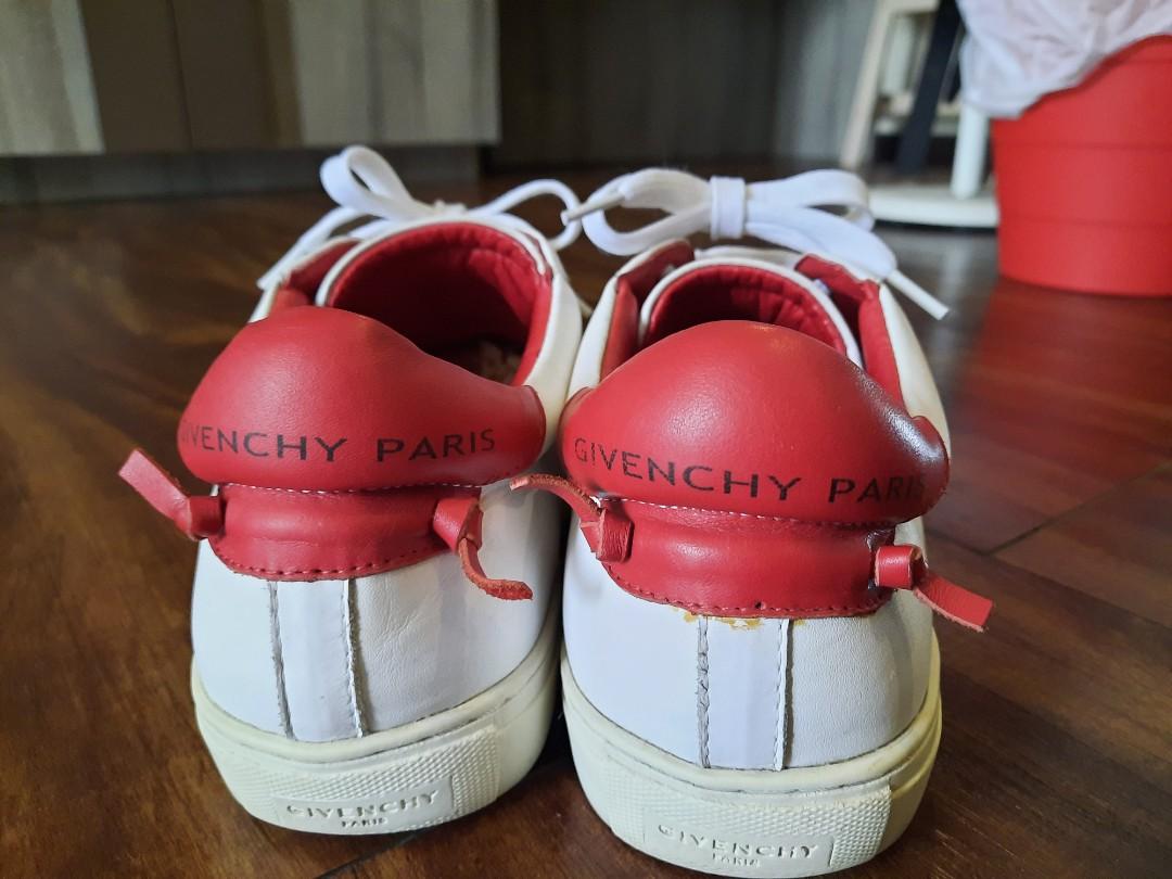 red and white givenchy shoes