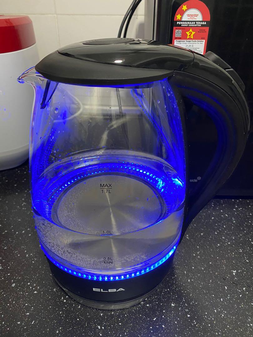 Glass Jug Kettle Elba, TV & Home Appliances, Kitchen Appliances