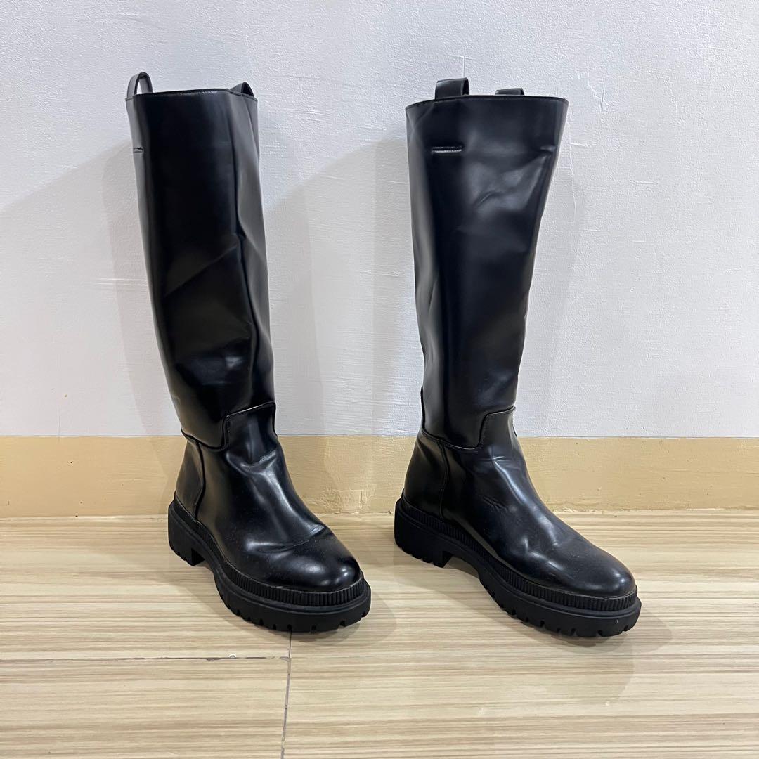 H&M below the knee boots, Women's Fashion, Footwear, Boots on Carousell