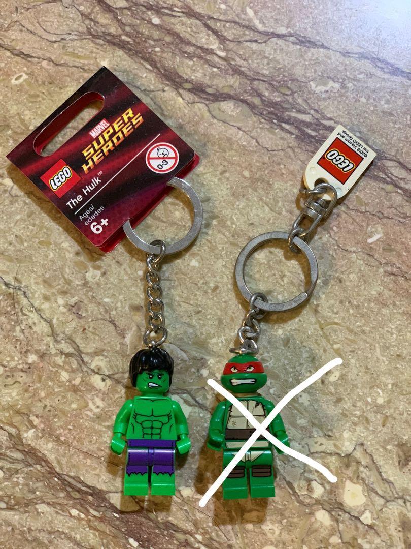 Hulk discount lego keychain