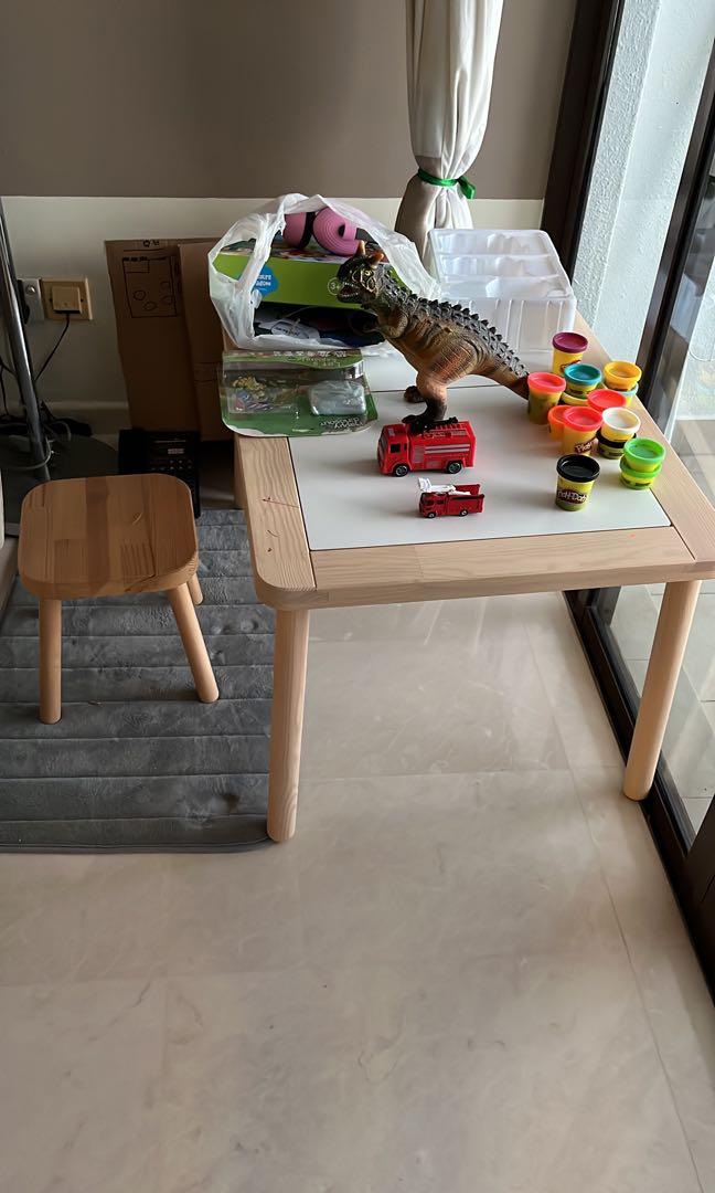 IKEA FLISAT table almost new, Babies & Kids, Baby Nursery & Kids