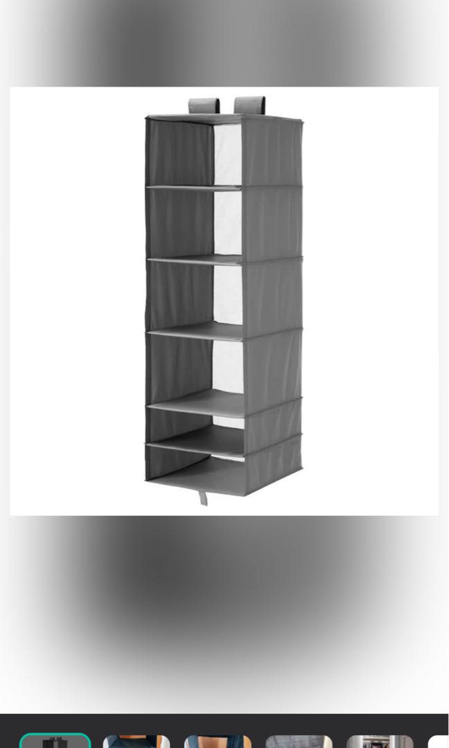 IKEA hanging wardrobe shelf, Furniture & Home Living, Furniture