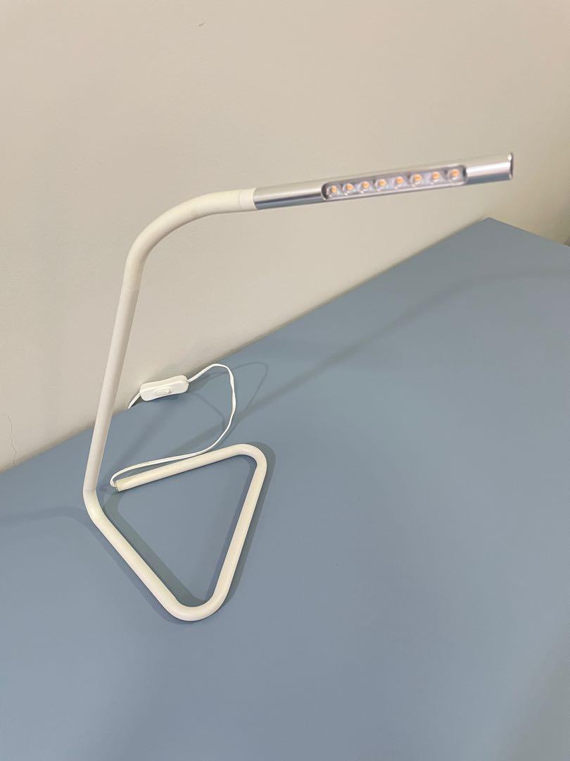 Free light! IKEA Study table light blue, Furniture & Home Living