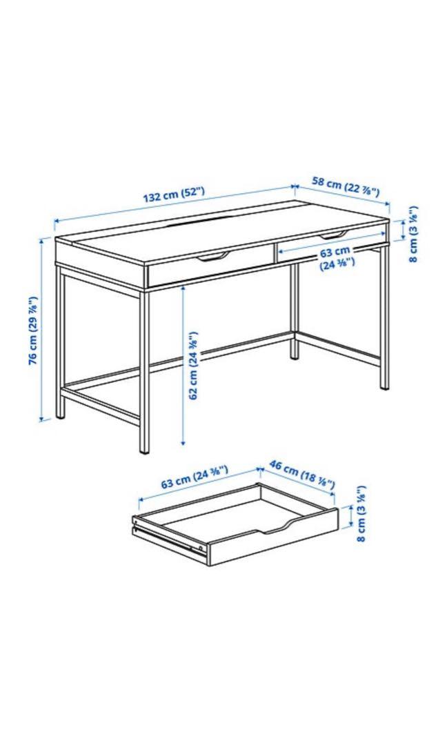 IKEA Study Table (like new), Furniture & Home Living, Furniture, Tables