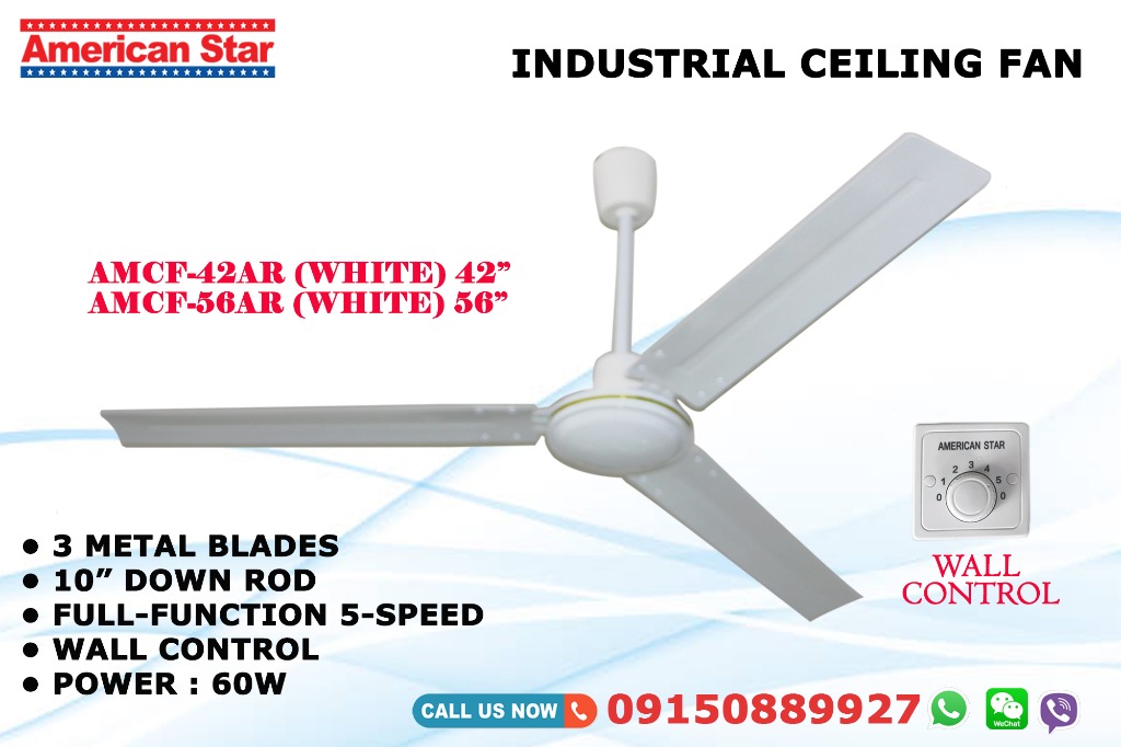 INDUSTRIAL CEILING FAN, Furniture & Home Living, Lighting & Fans, Fans