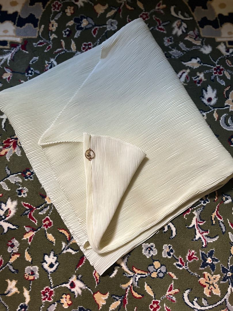 instant pleated hijab