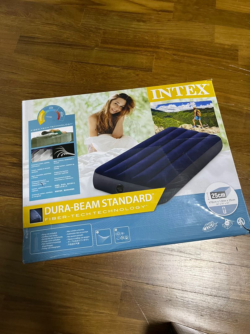 Intex Single Air Mattress, Furniture & Home Living, Outdoor Furniture