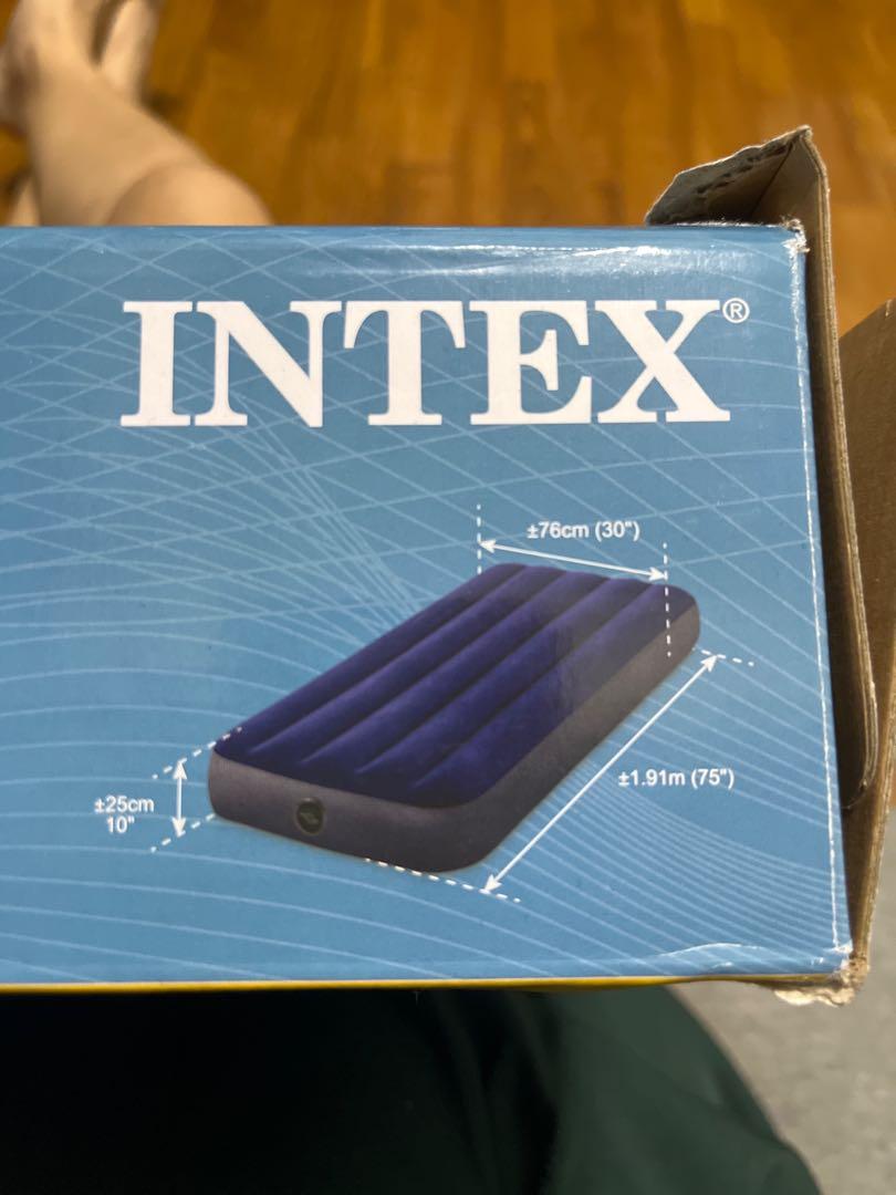 Intex Single Air Mattress, Furniture & Home Living, Outdoor Furniture