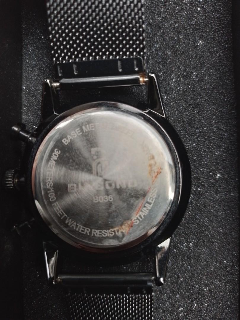 Jual Jam Tangan Binbond B036 Original Asli With Box, Fesyen Pria, Jam ...
