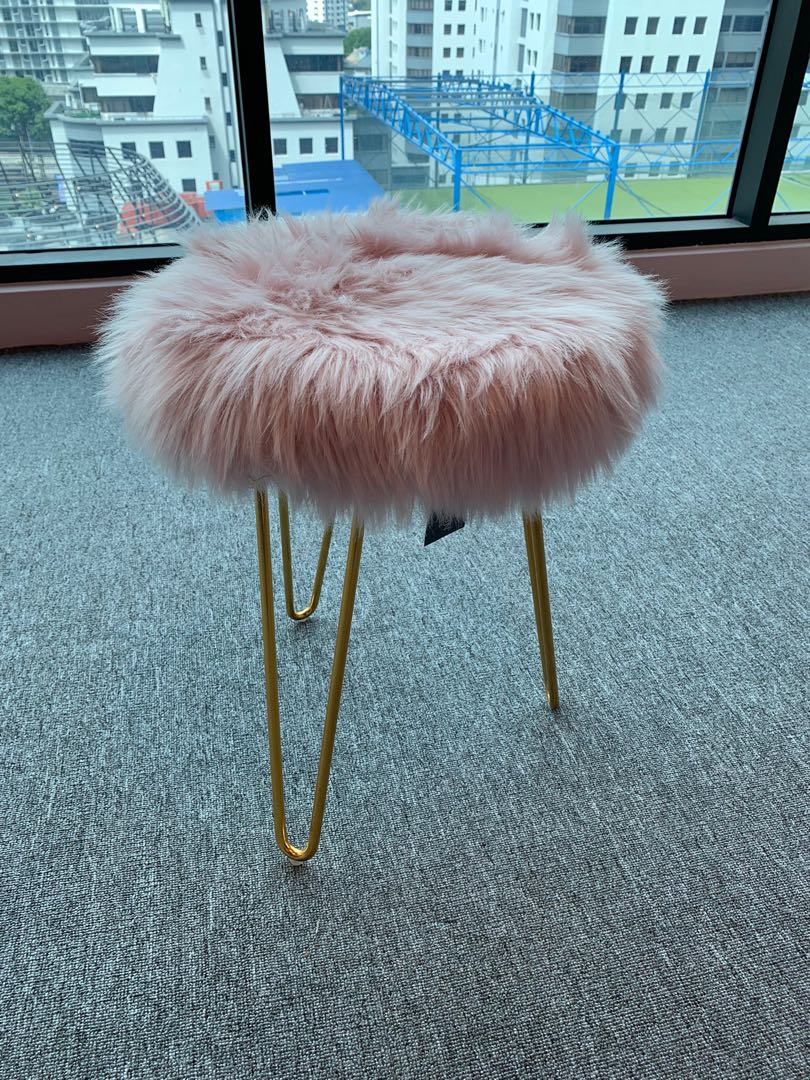 Fluffy new arrivals stool chair