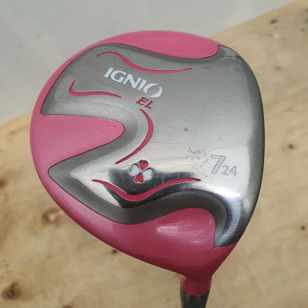 Ladies Japanese Ignio 23° 7 Wood Ladies Graphite Shaft Ignio Grip Ladies Japanese Ignio 23° 7 Wood Ladies Graphite Shaft Ignio Grip