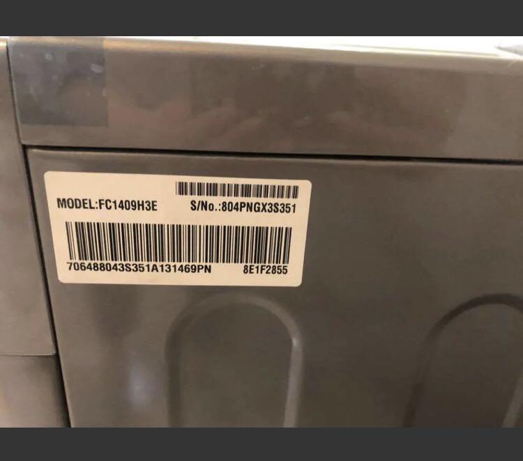 Lg washing machine front load