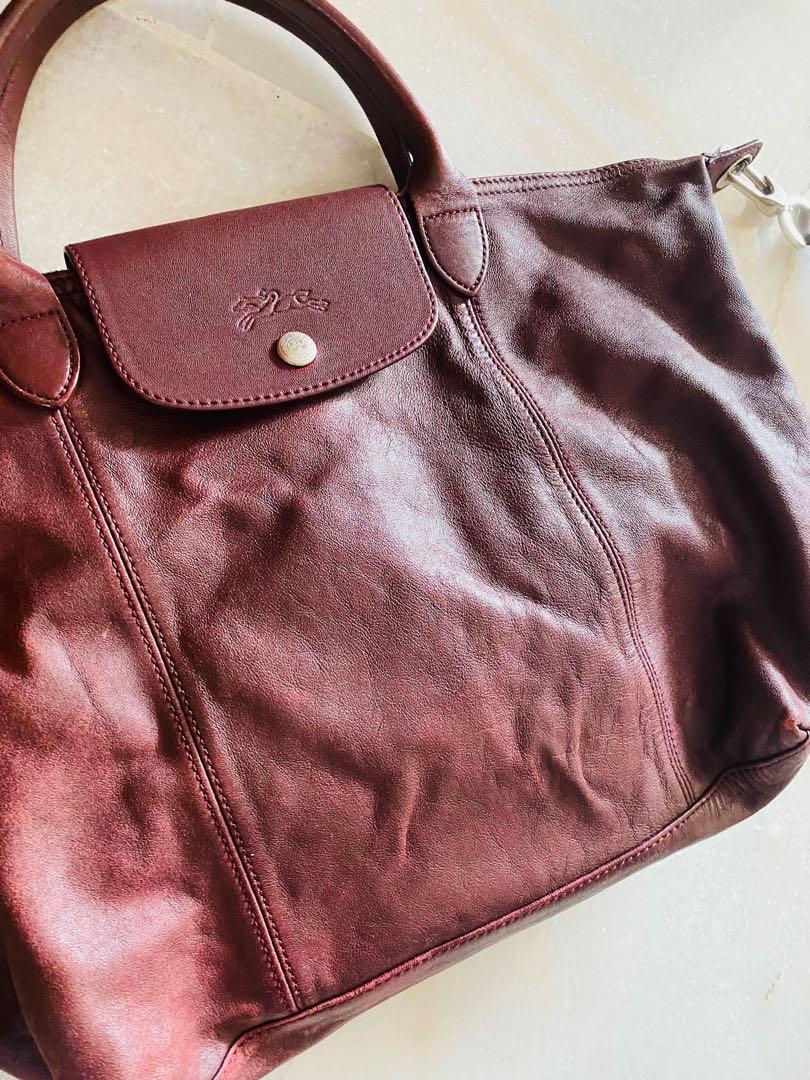 Longchamp lamb cheap leather bag