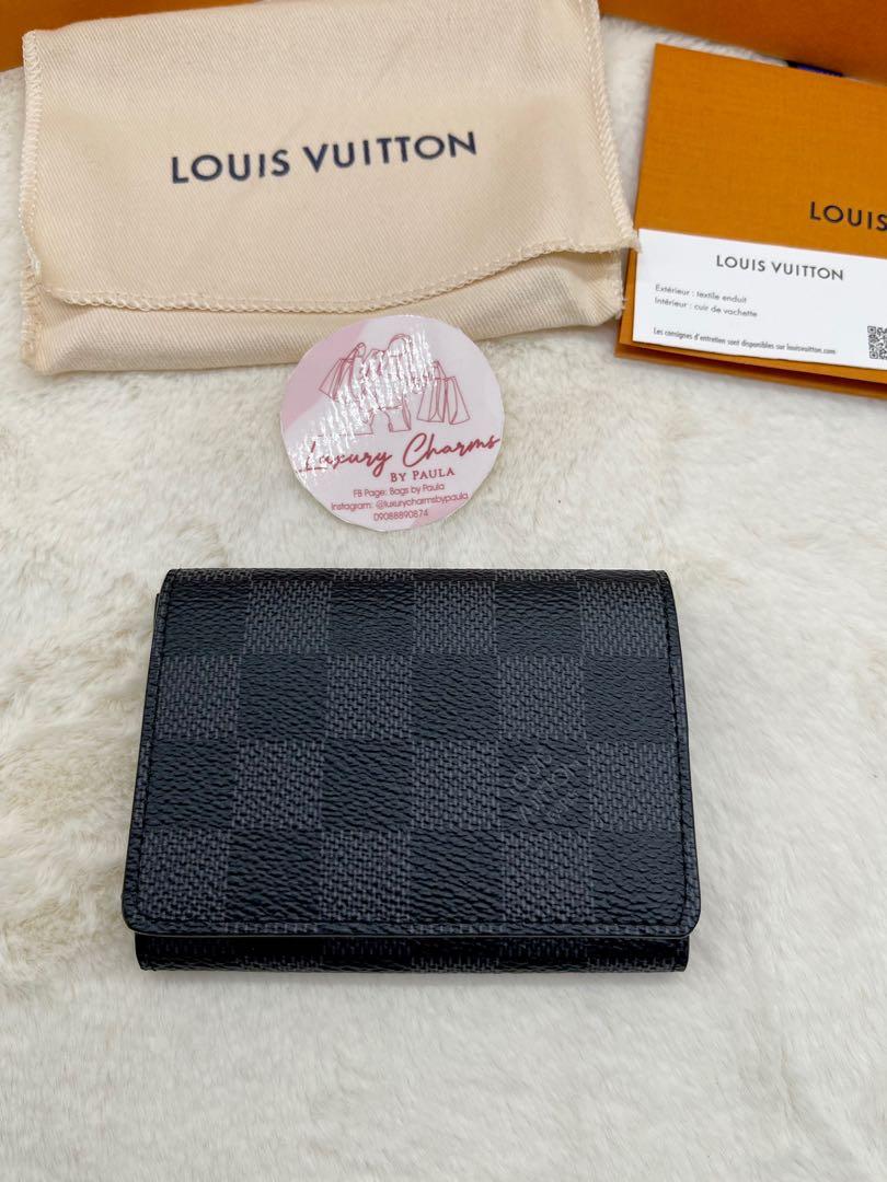 Louis Vuitton Enveloppe Carte De Visite Damier Graphite in Canvas with  Silver-tone - US