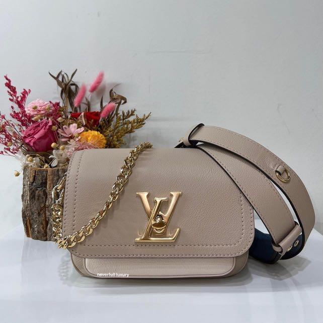 Louis Vuitton Lockme Tender Grained Calfskin Leather Bag