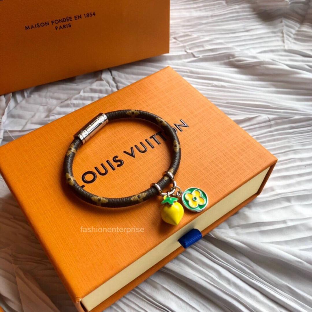 Louis Vuitton LV Hang It Fruits Bangle Bracelet Monogram Canvas with Metal  Orange 1653835