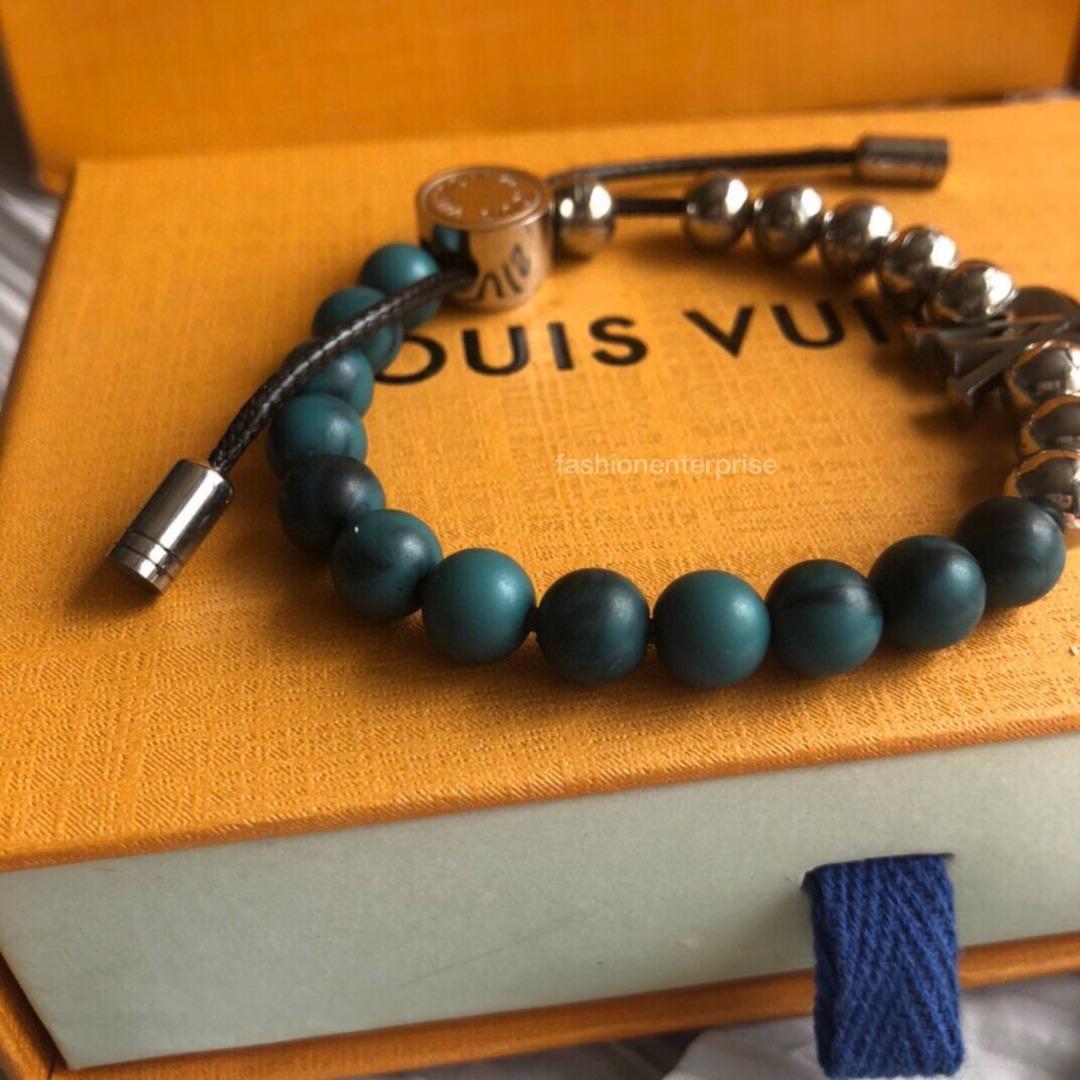 Louis Vuitton LV Monogram Beads Bracelet, Men's Fashion, Watches
