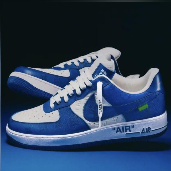 Virgil abloh blue af1 top