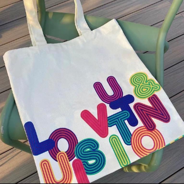 Louis Vuitton Canvas Eco Bag Shinsen exhibition Limited tote bag