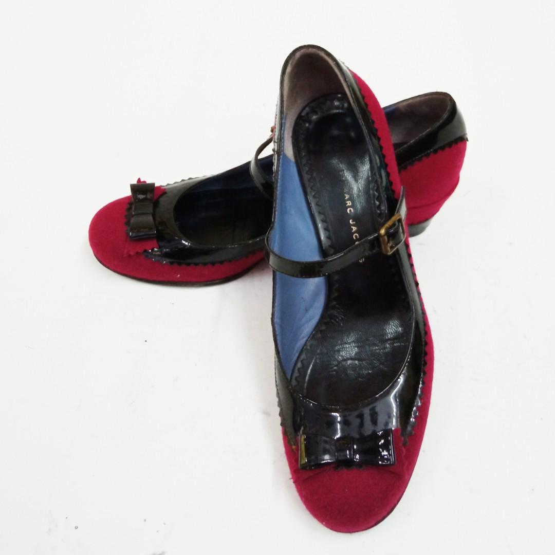 Marc jacobs red shoes deals