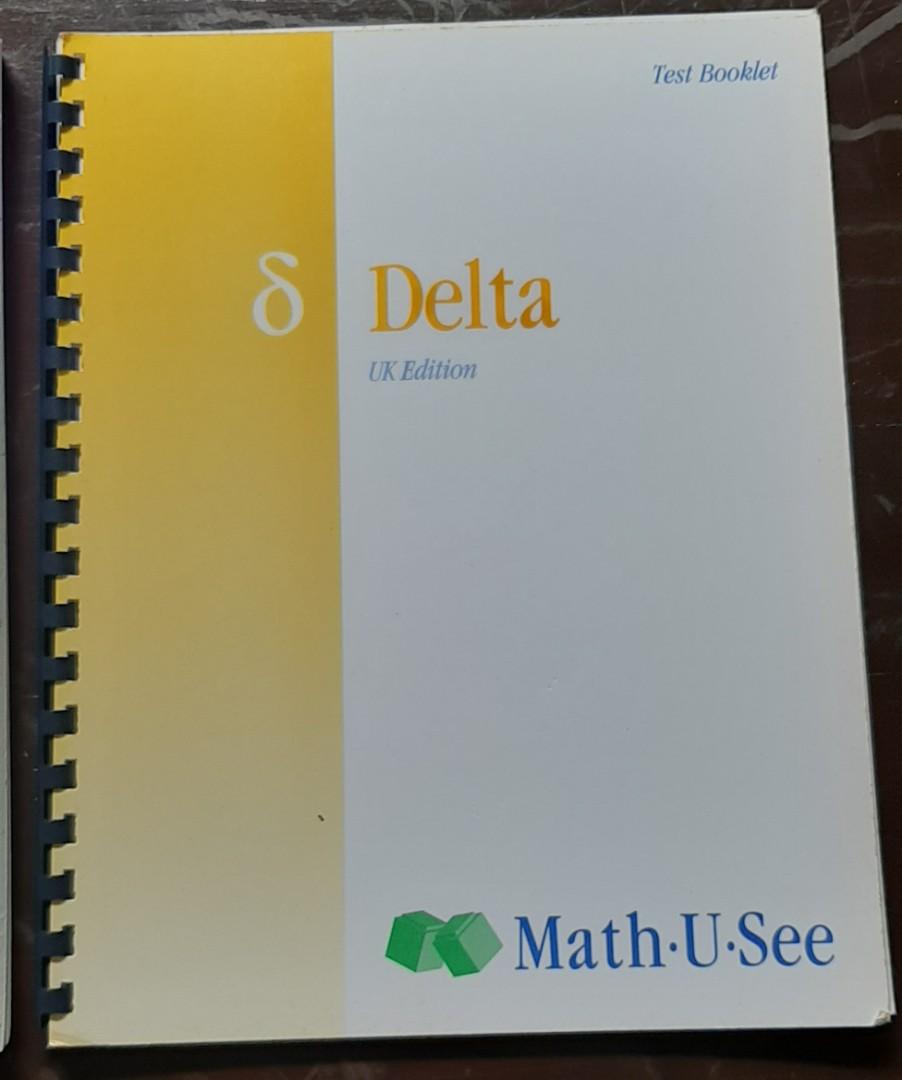 MathUSee DELTA (Teacher Manual and Test Booklet), Hobbies & Toys
