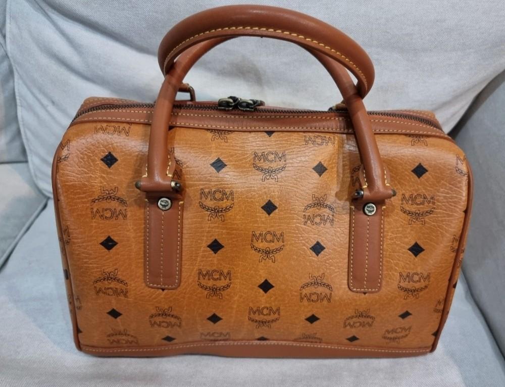 Price Slashed MCM Boston Bag LIKE NEW, Women's Fashion, Bags