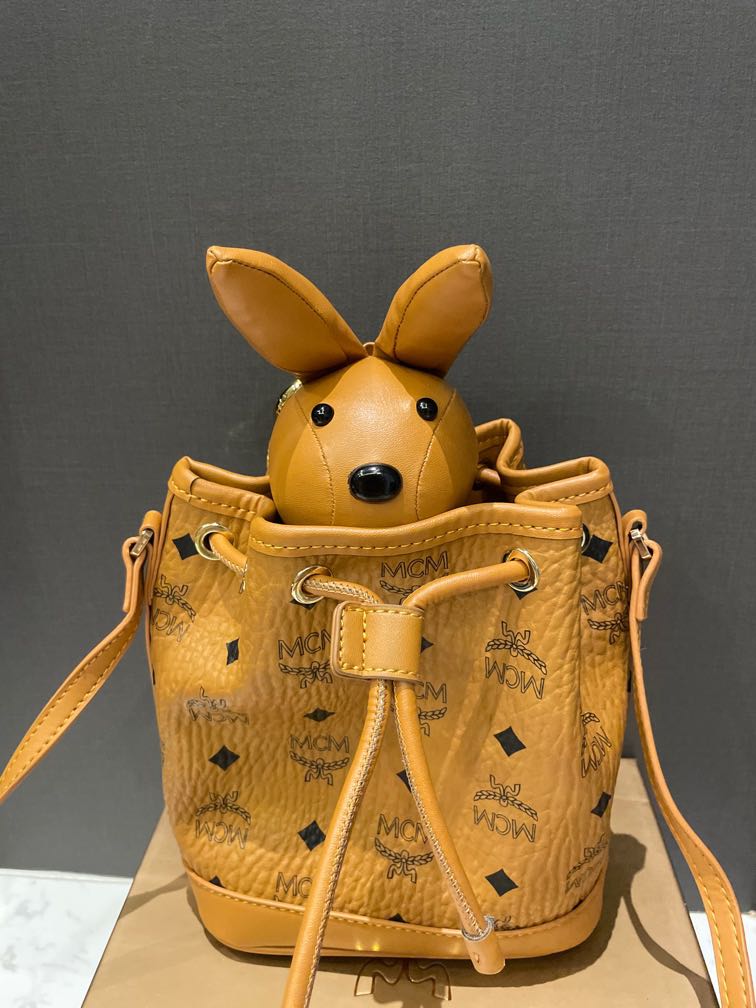 MCM Park Rabbit Bucket Bag, Luxury, Bags & Wallets on Carousell
