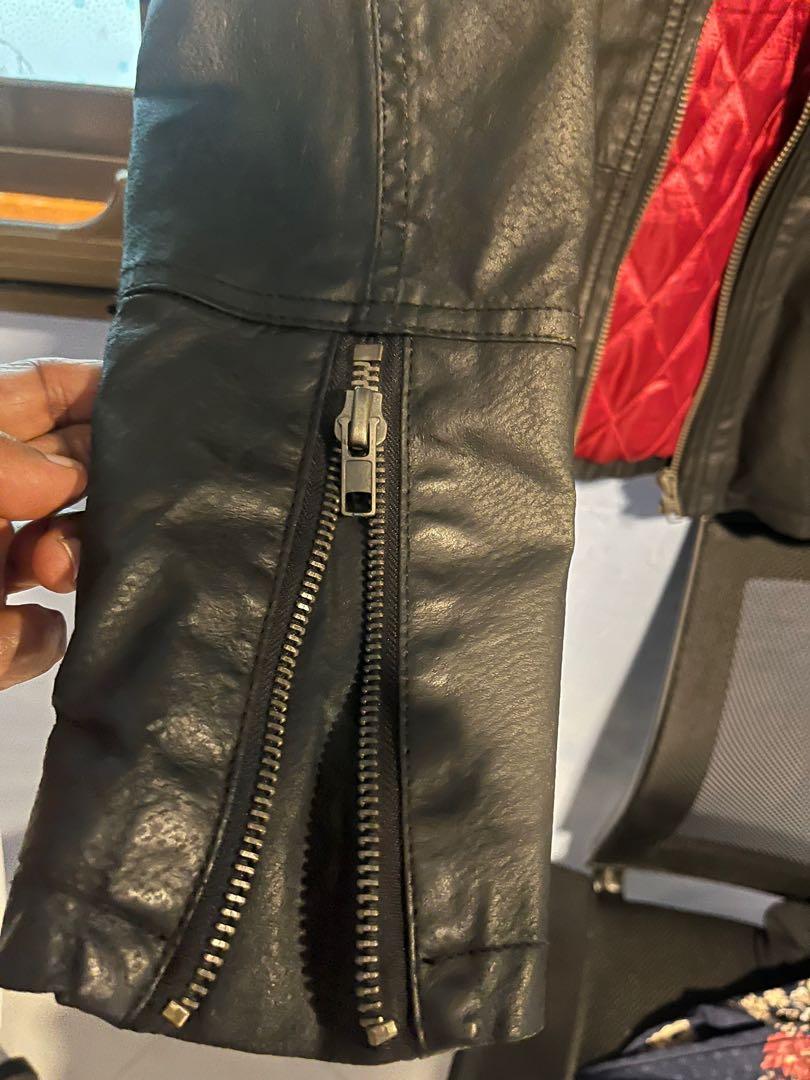 Men jacket brand Barney size s to M.high quality leather