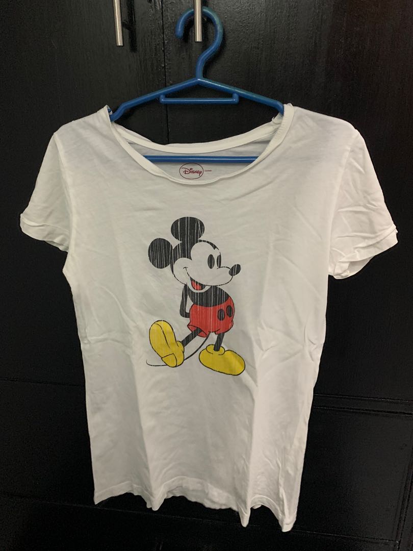 mickey mouse shirt, Women's Fashion, Tops, Blouses on Carousell