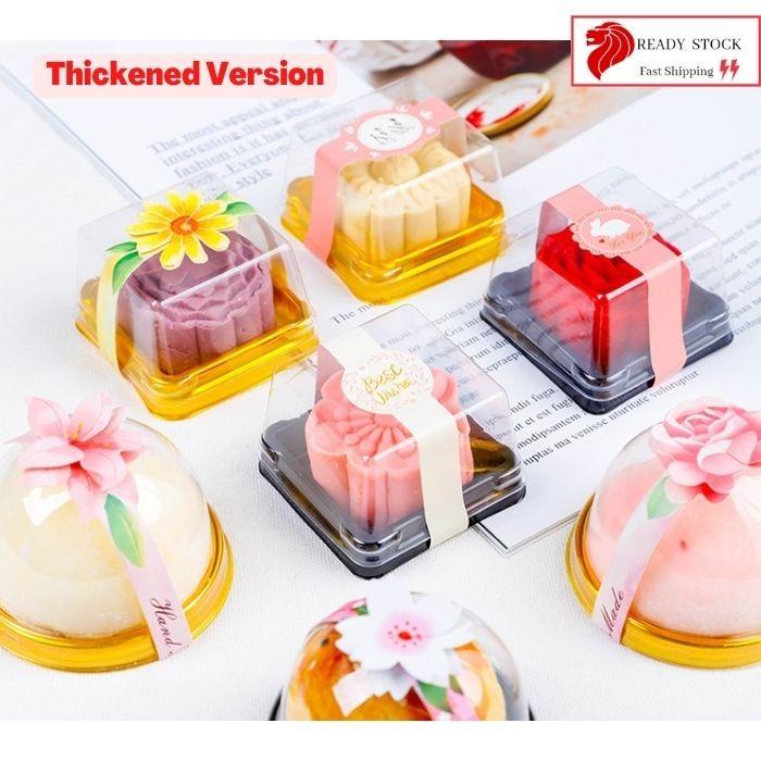 50pcs Mooncake tray, Mooncake casing, Mooncake Stickers, Round