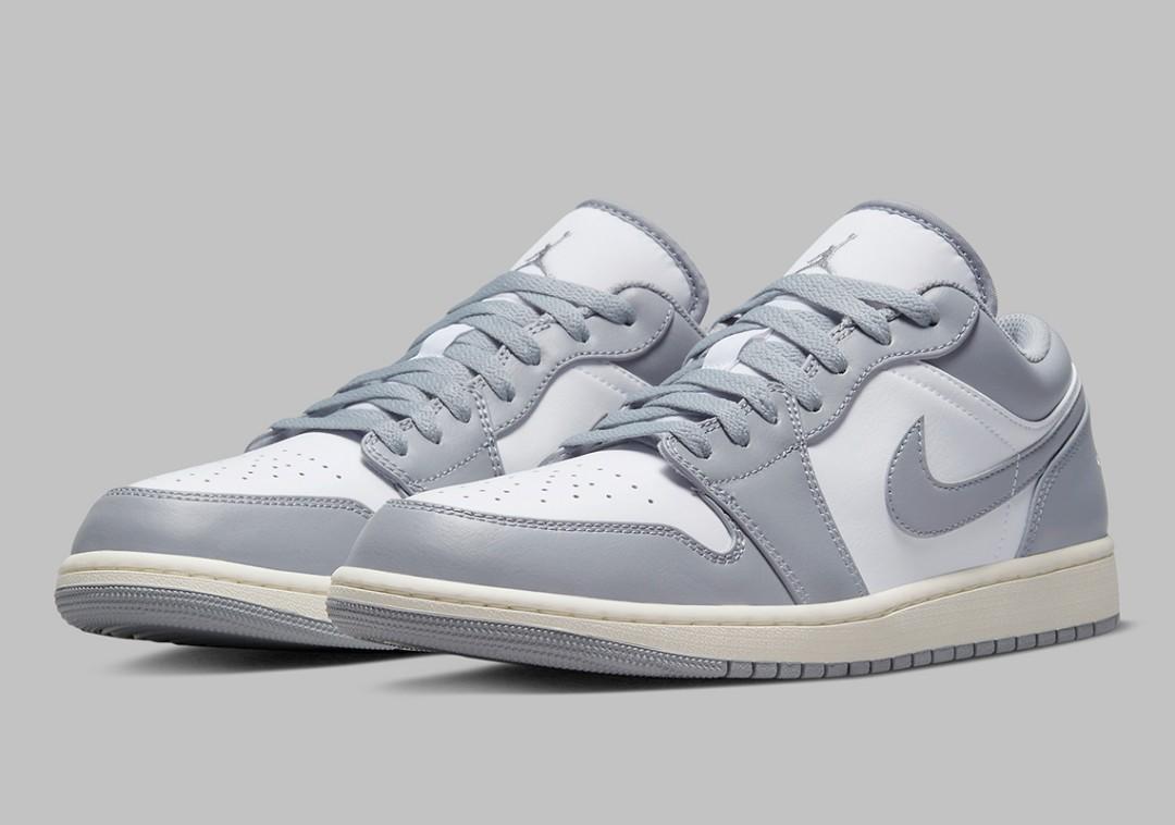 Nike Air Jordan 1 low vintage grey, Men's Fashion, Footwear